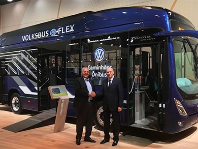 WEG fornecer powertrain ao micronibus hibrido da VWCO